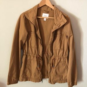 Camel colored utility style Old Navy women’s jacket